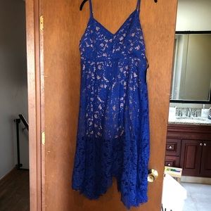 Lulus blue dress NWT